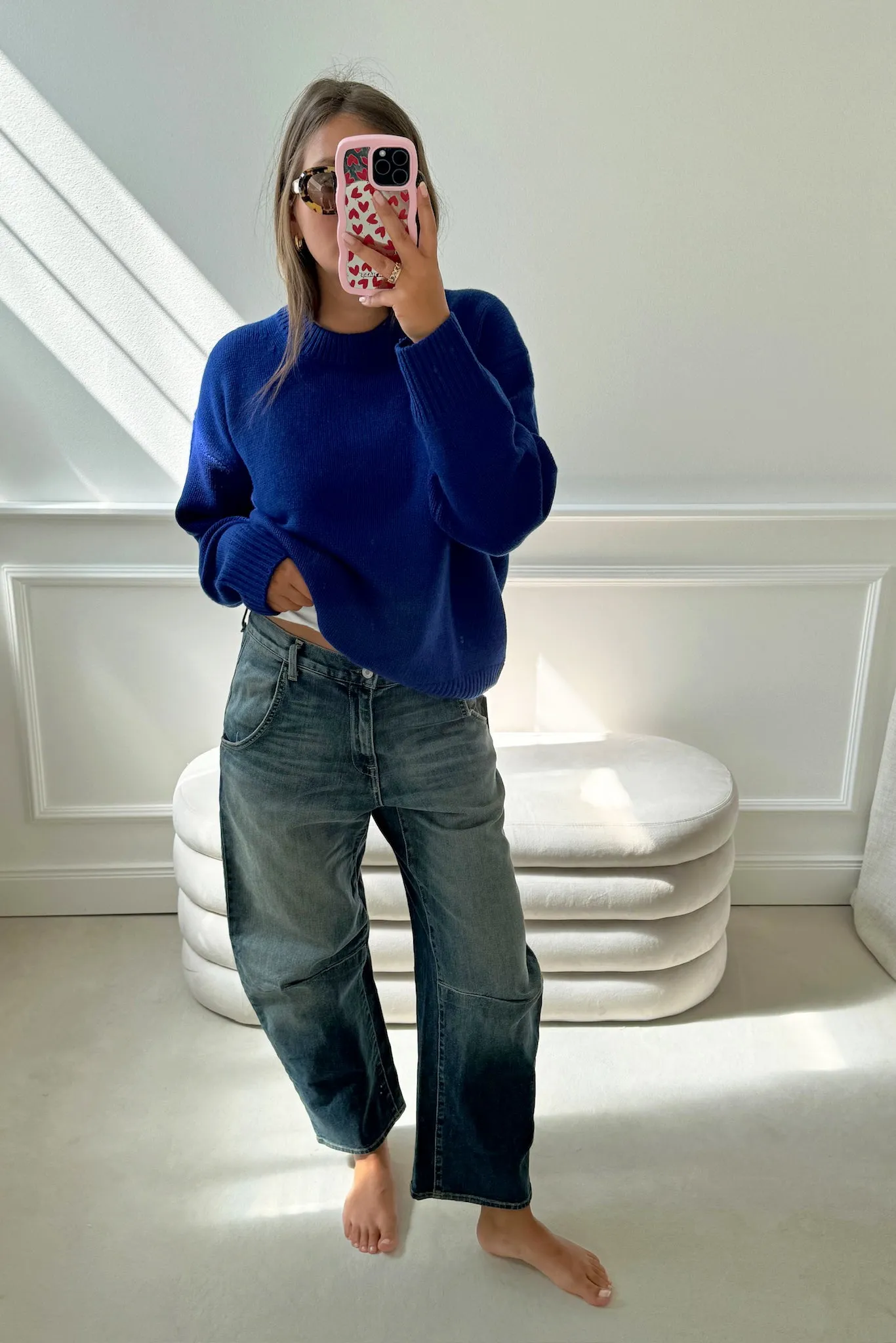 Pullover Renske in Bright Indigo