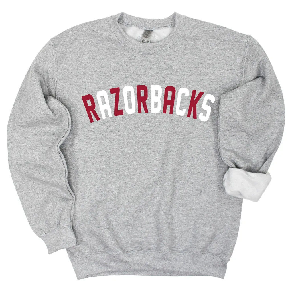 Razorbacks Glory Days Crewneck Pullover