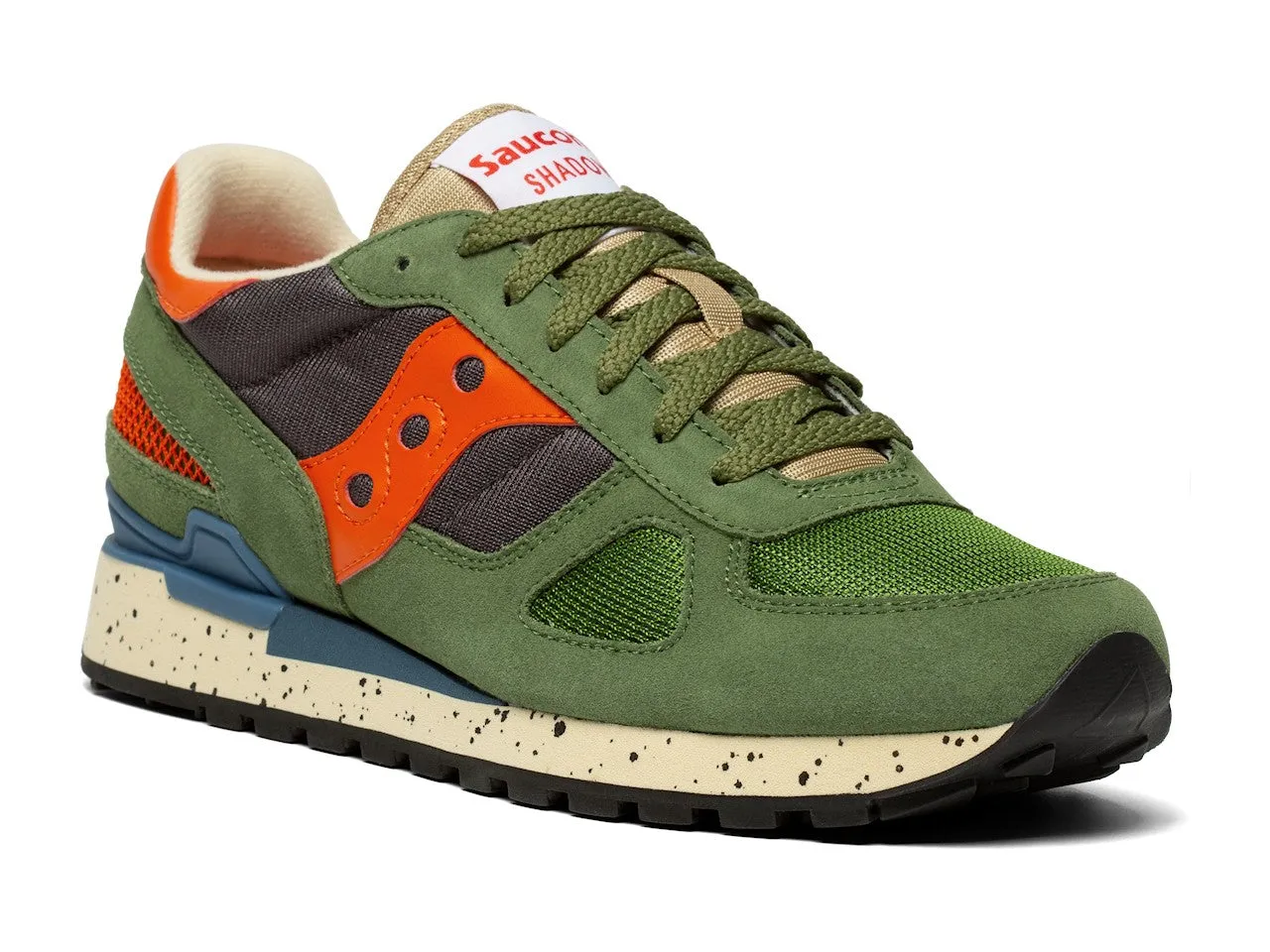 Saucony uomo Shadow Verde Arancio