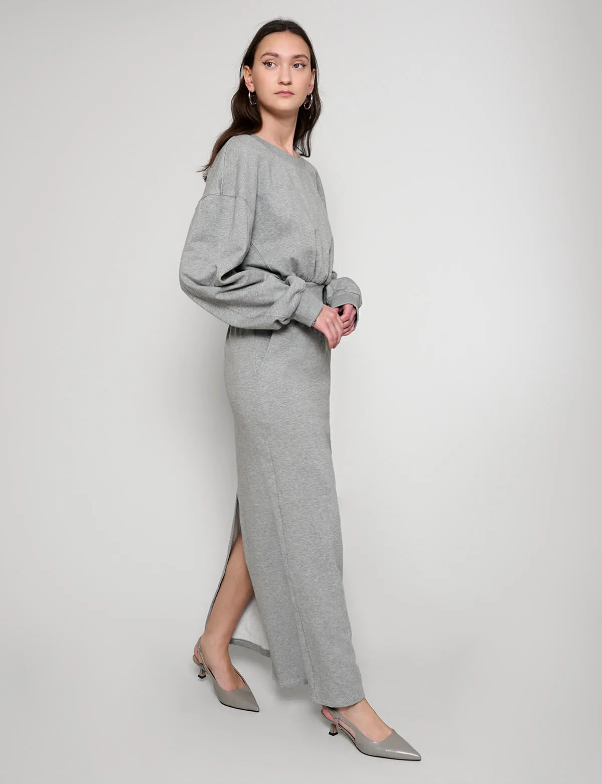 Sweatshirt Maxi Dress