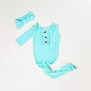 Swoon Baby Clothing Seashore Knotted Gown