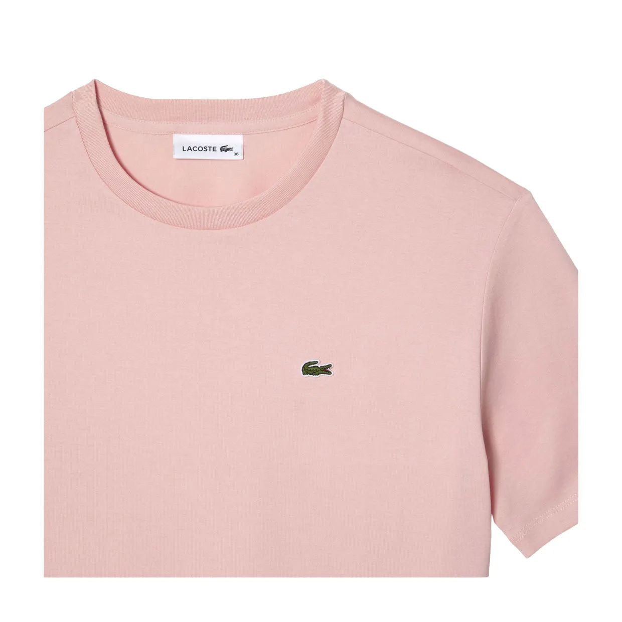 T-shirt Donna Lacoste Girocollo Rosa