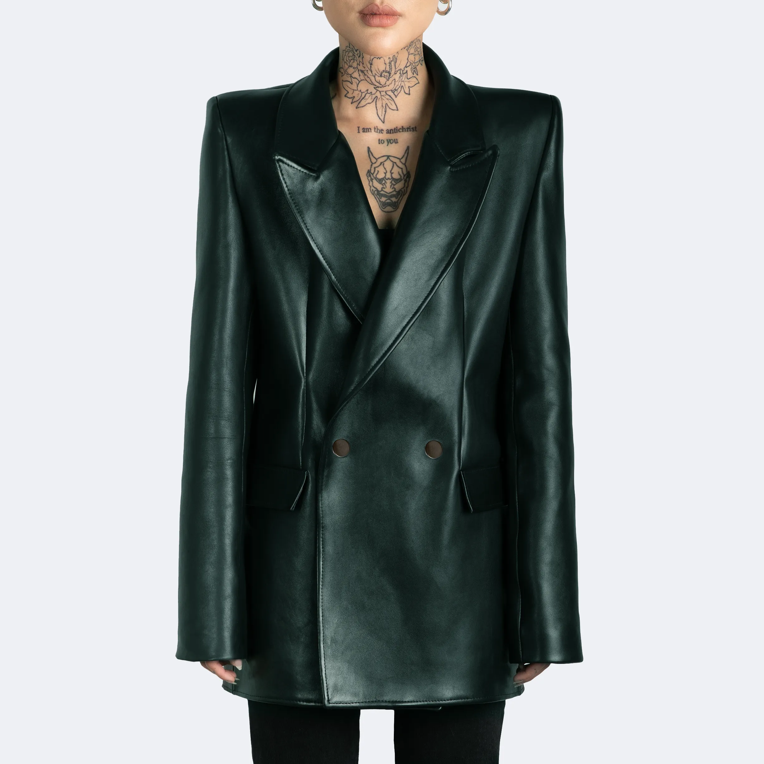 The Kamala Blazer - Emerald