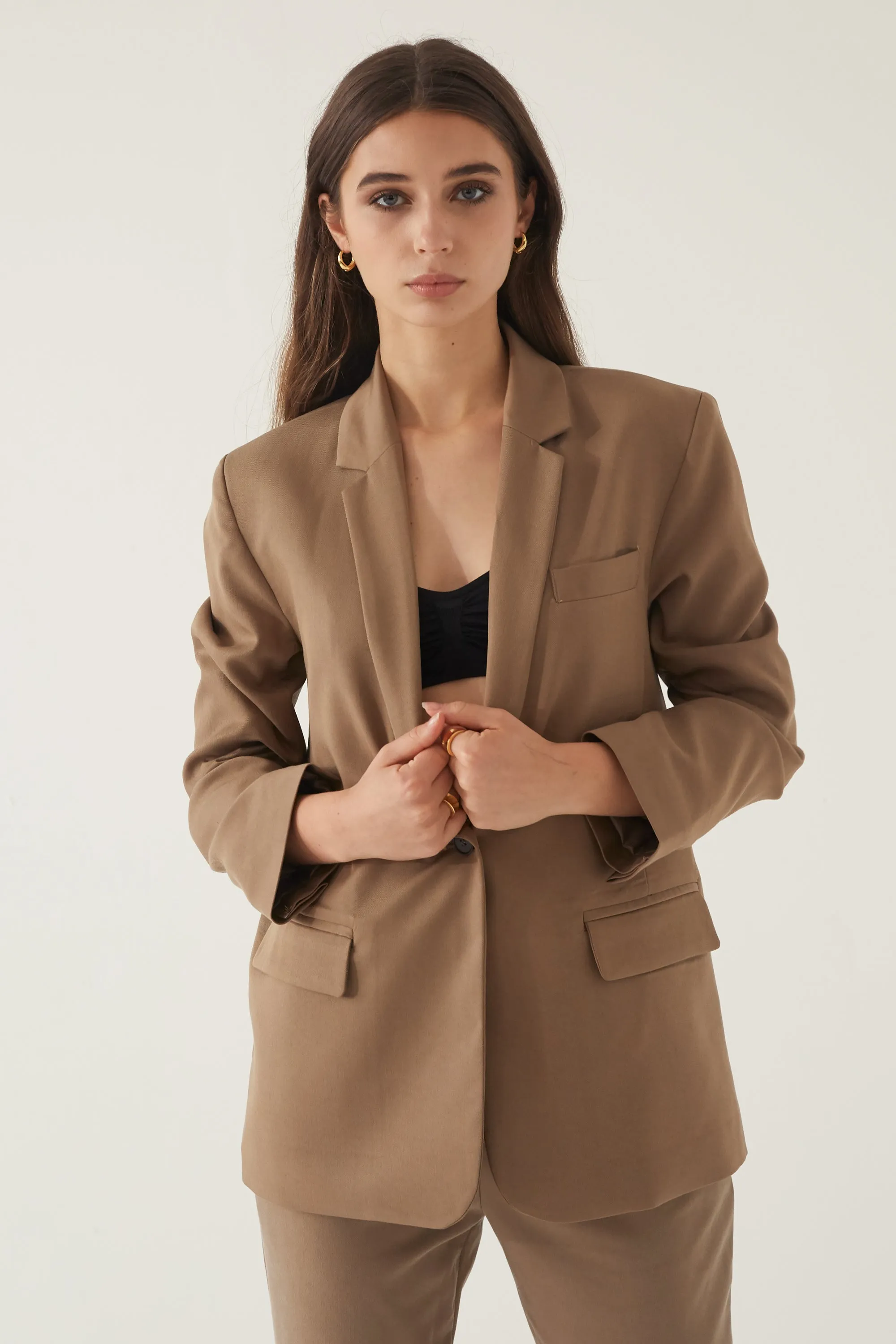 The Oversized Tencel Blazer