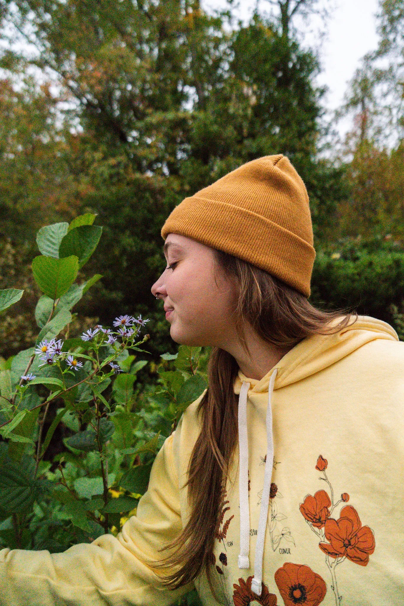 The Wildflower Cropped Hoodie