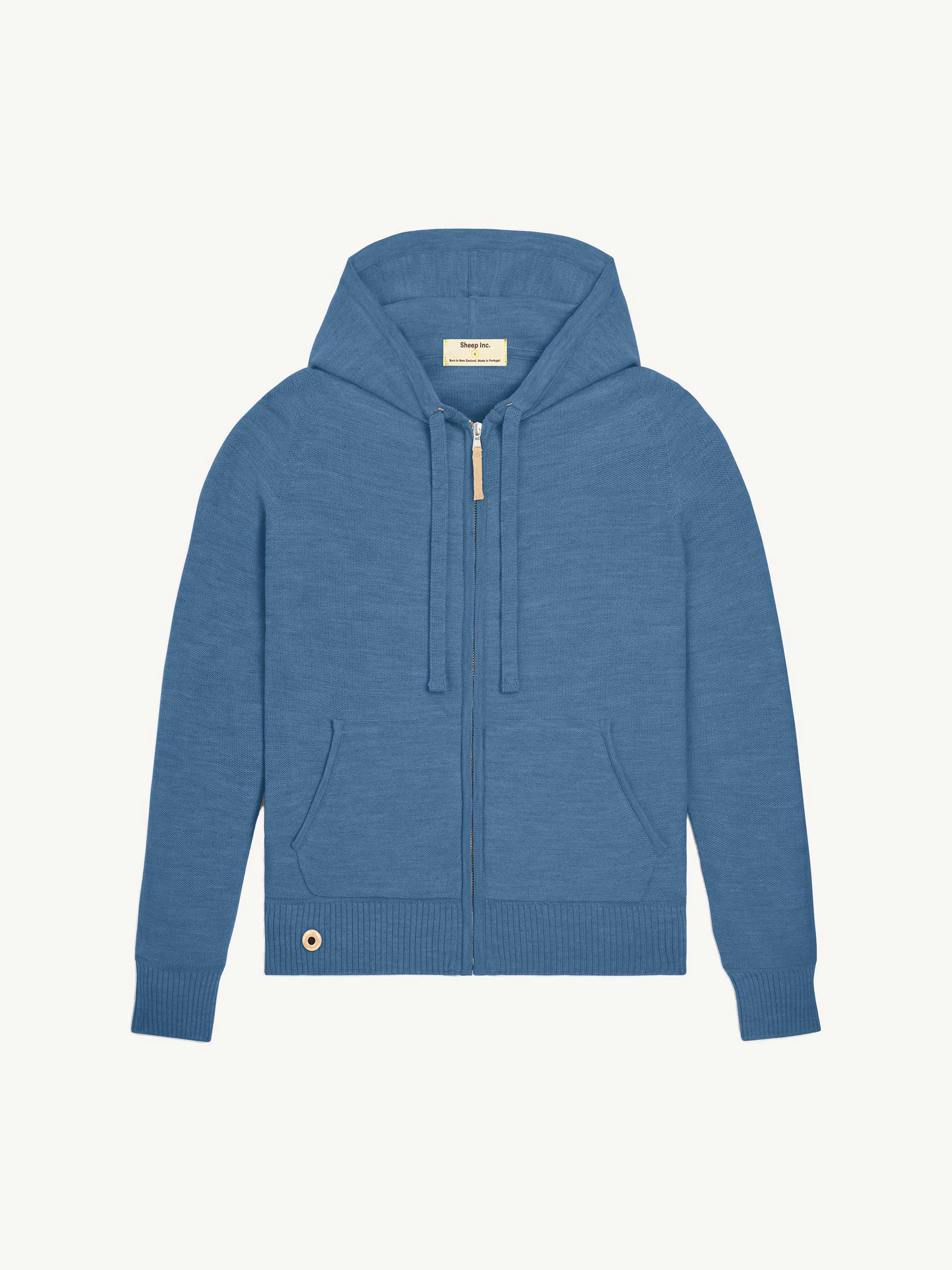 The Zip Hoodie - Baltic Blue