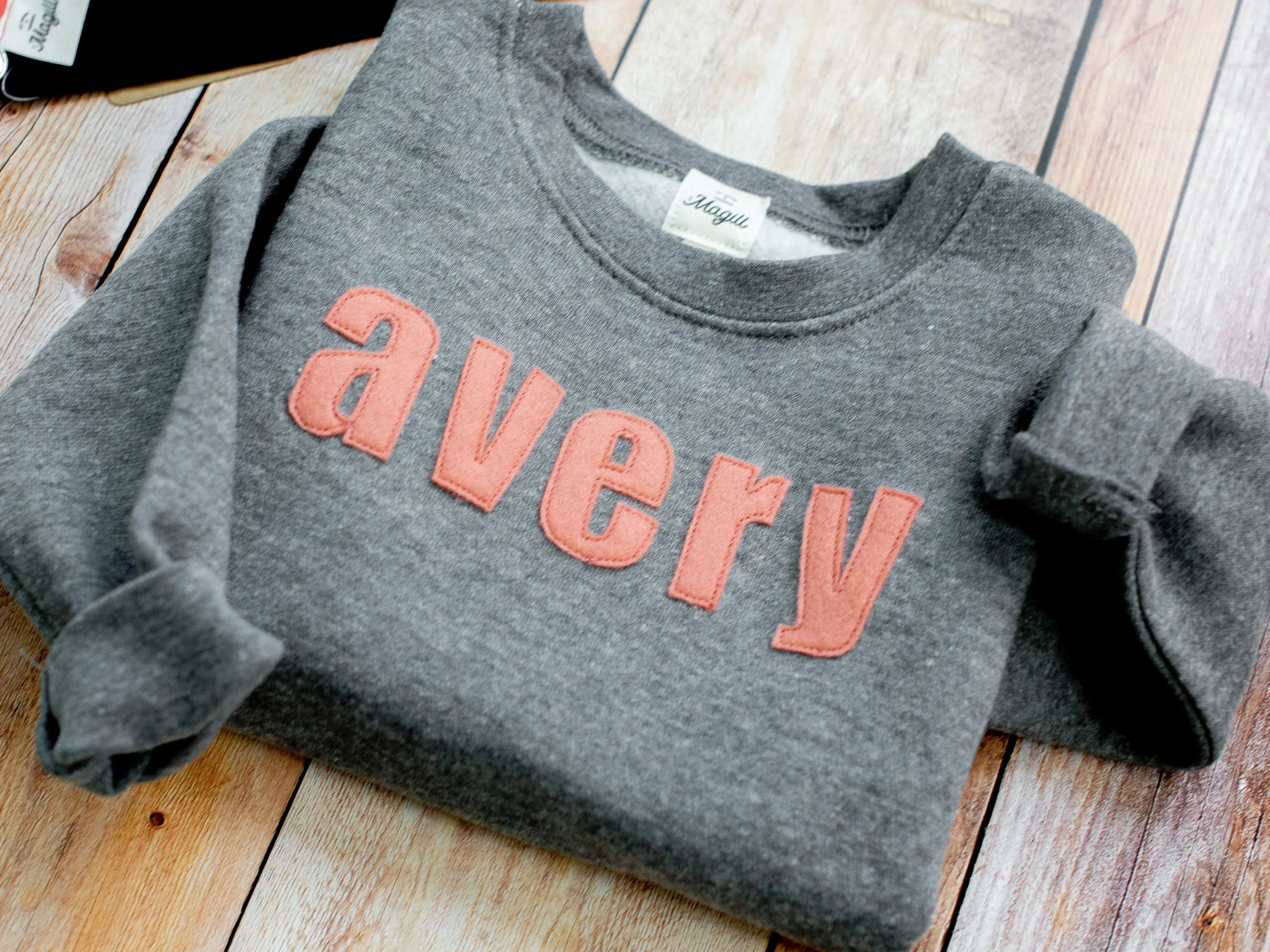 Toddler Sweatshirt - Lowercase Letters