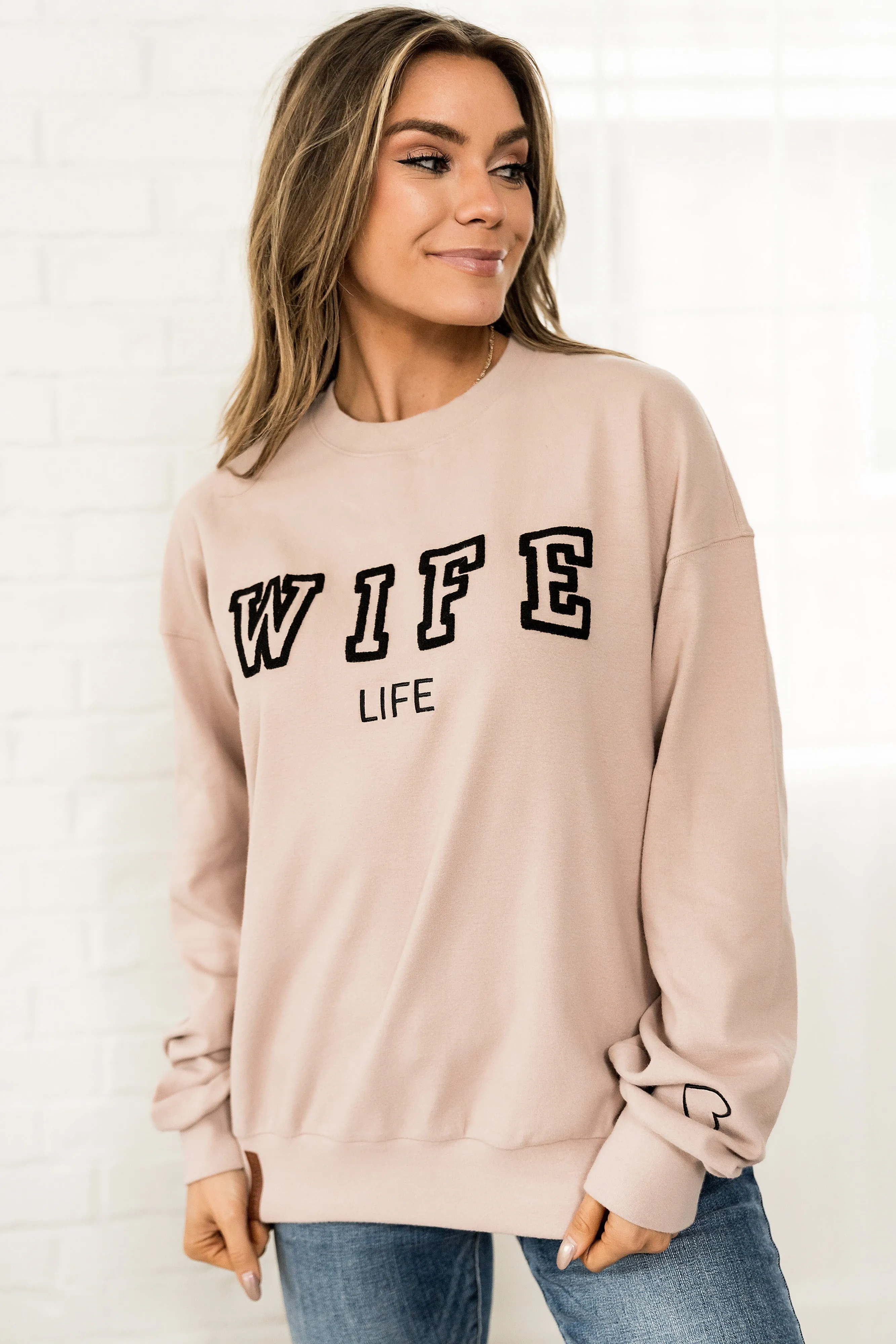 University Pullover- Wife Life