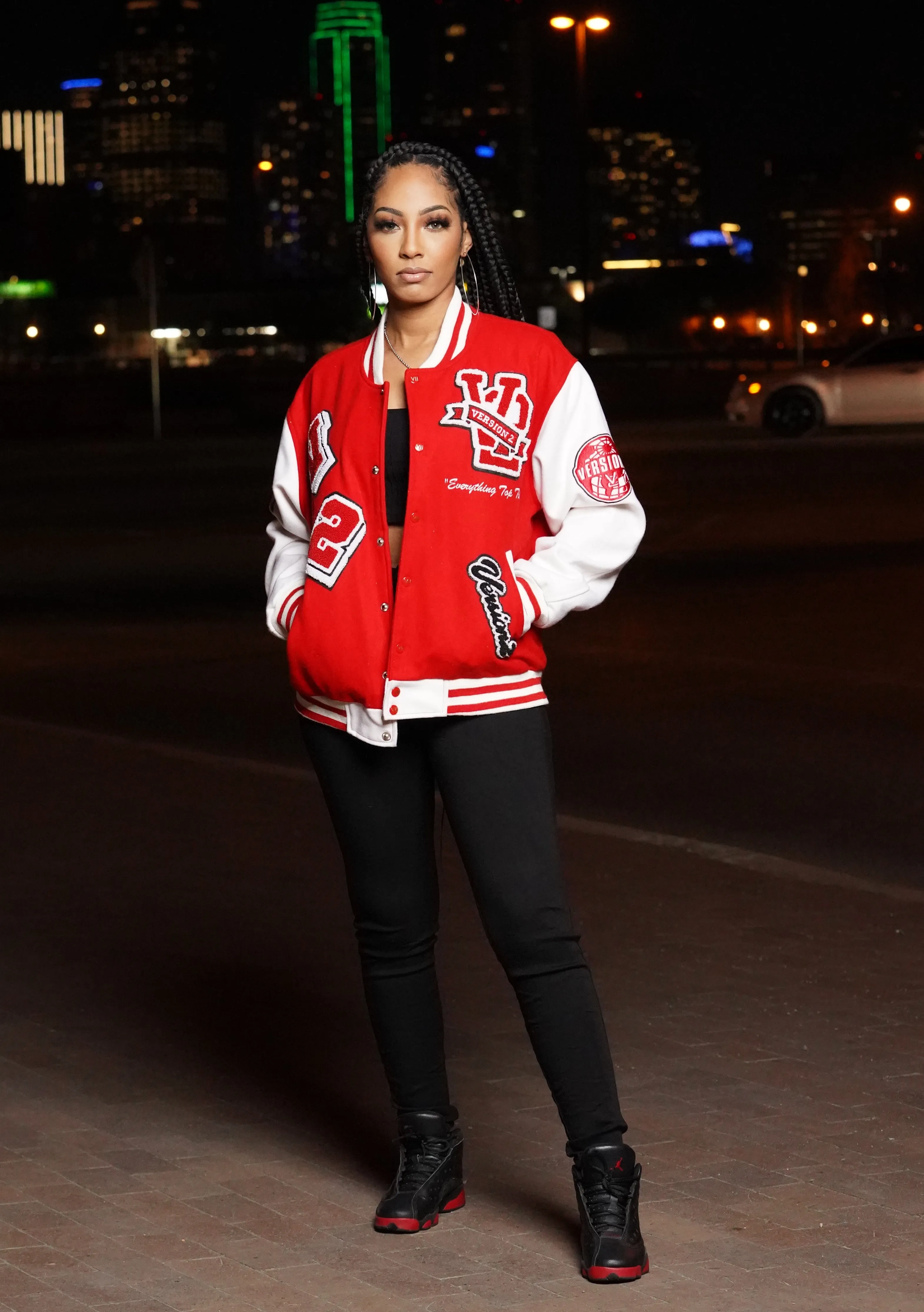 Varsity Club Jacket - Red